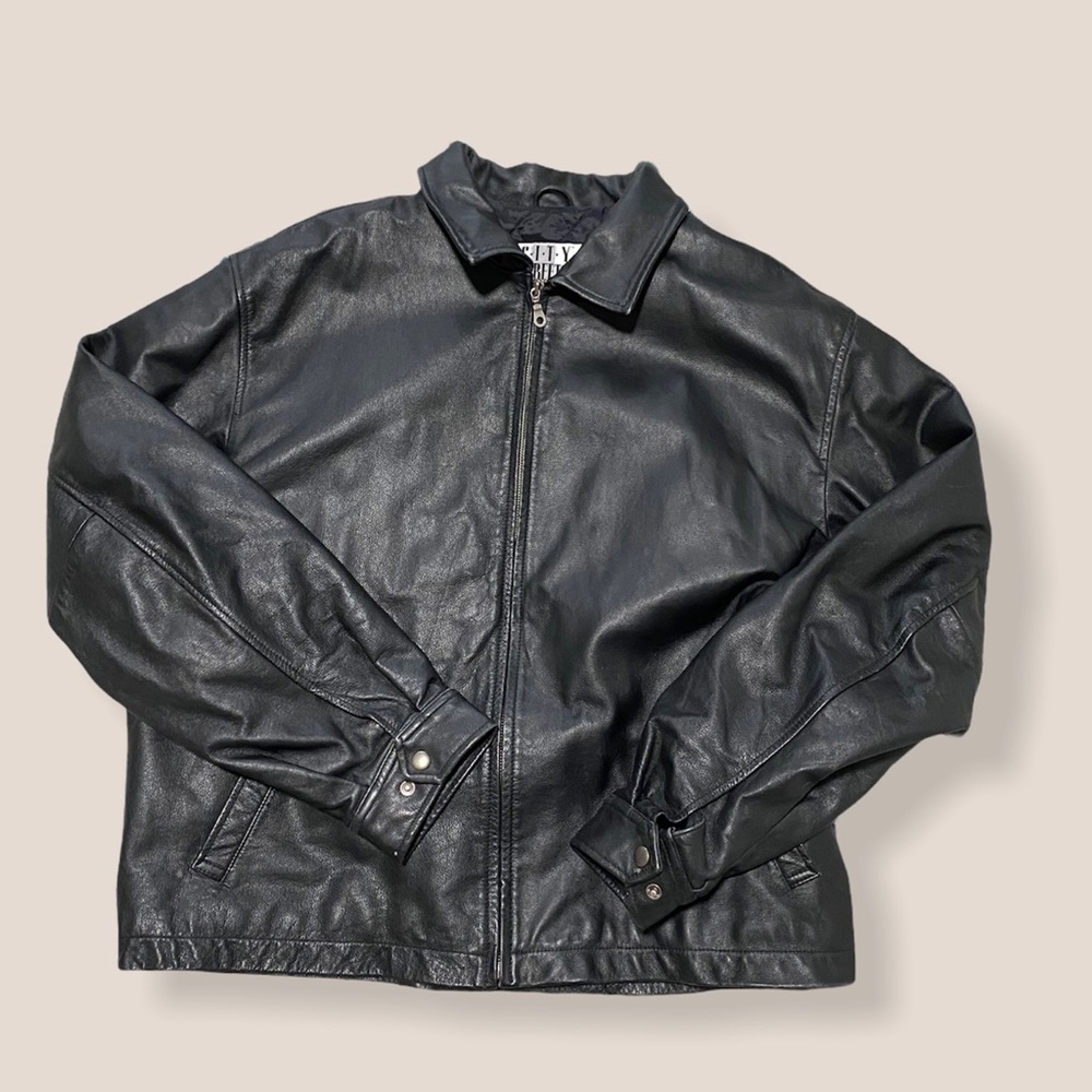 Leather jacket